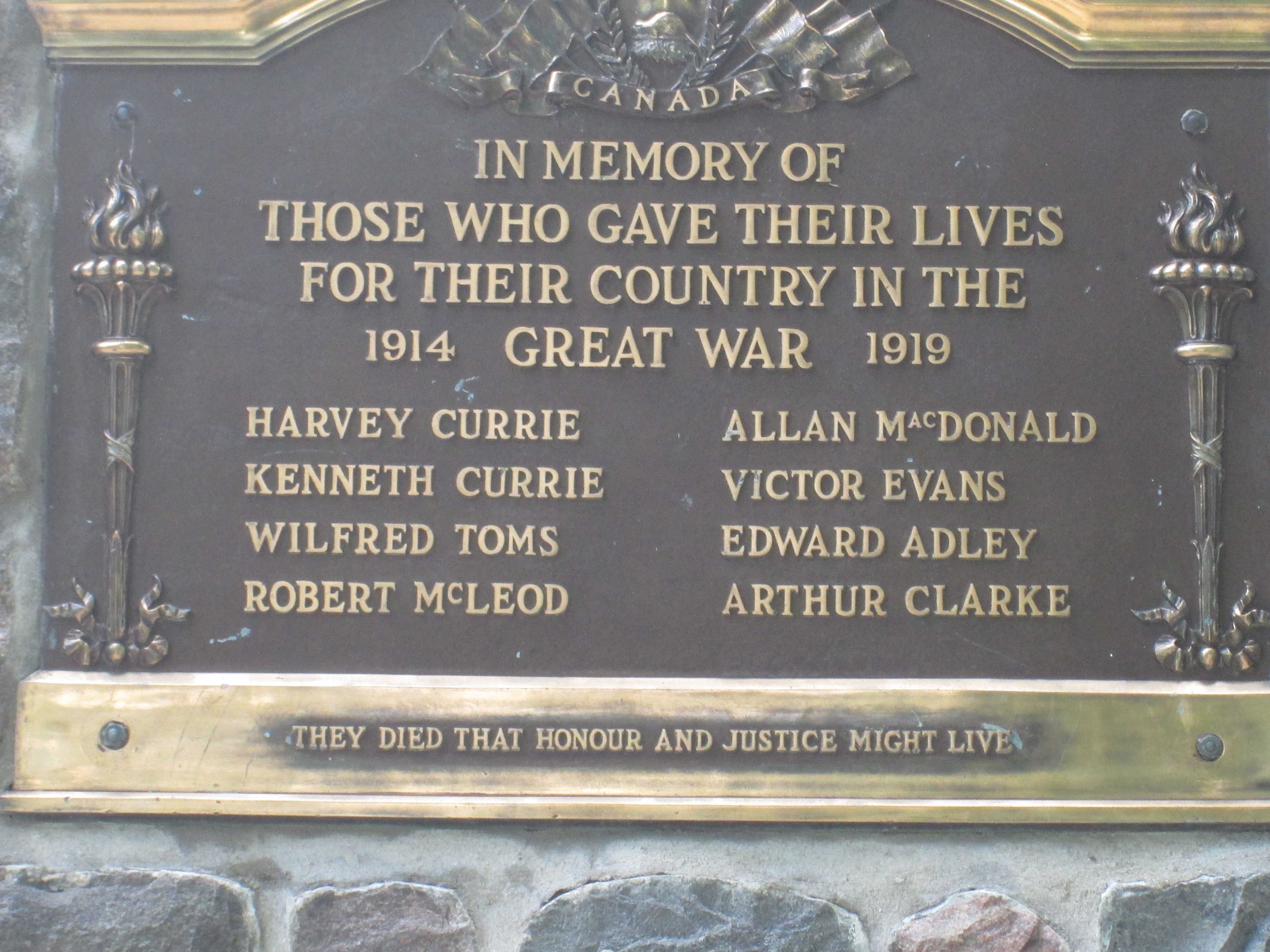 Memorial Plaque