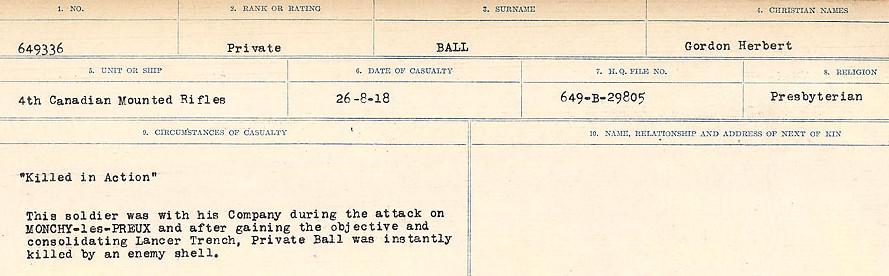Circumstances of Death Registers