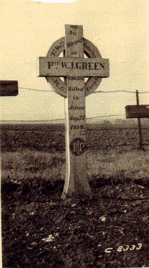 Gravestone of William John Green