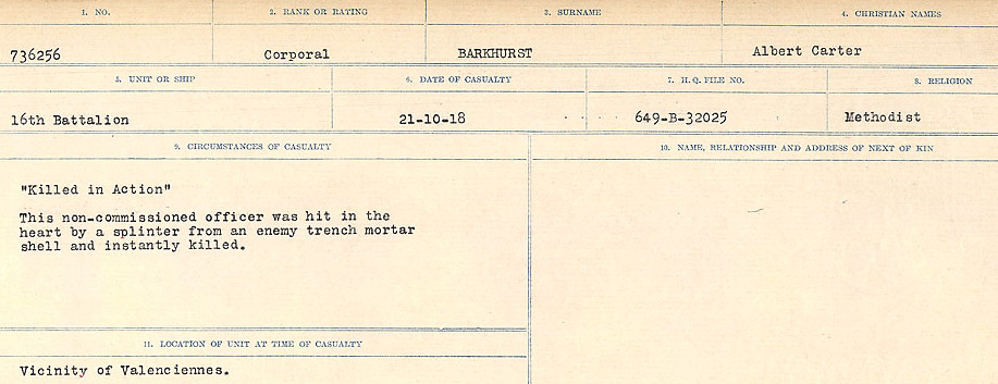 Circumstances of Death Registers