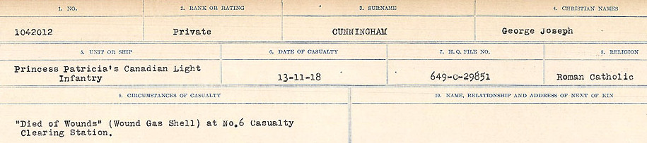 Circumstances of death registers
