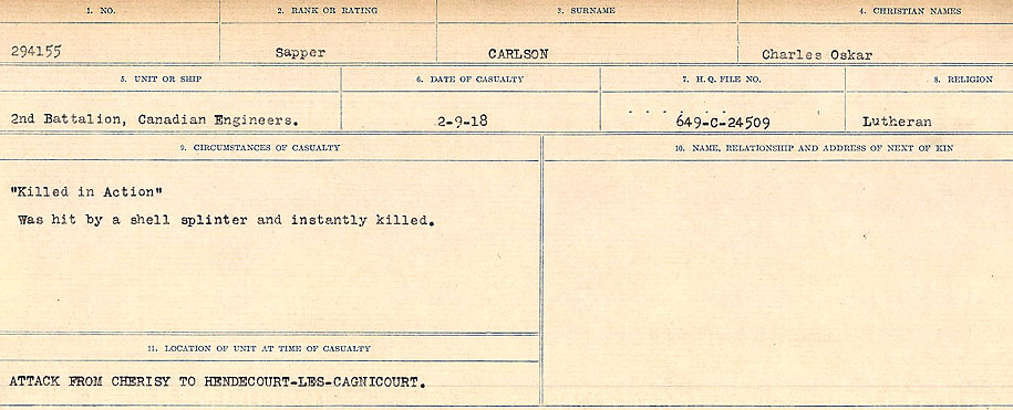 Circumstances of Death Registers