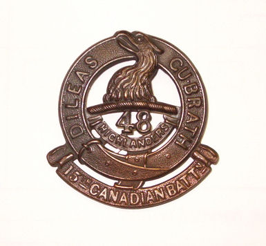 15th Bn Cap Badge