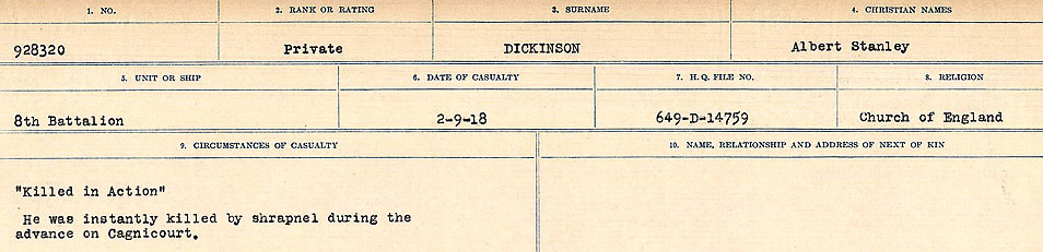 Circumstances of death registers