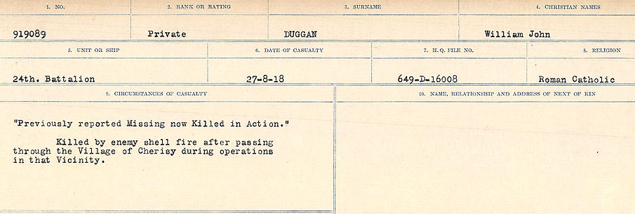 Circumstances of death registers