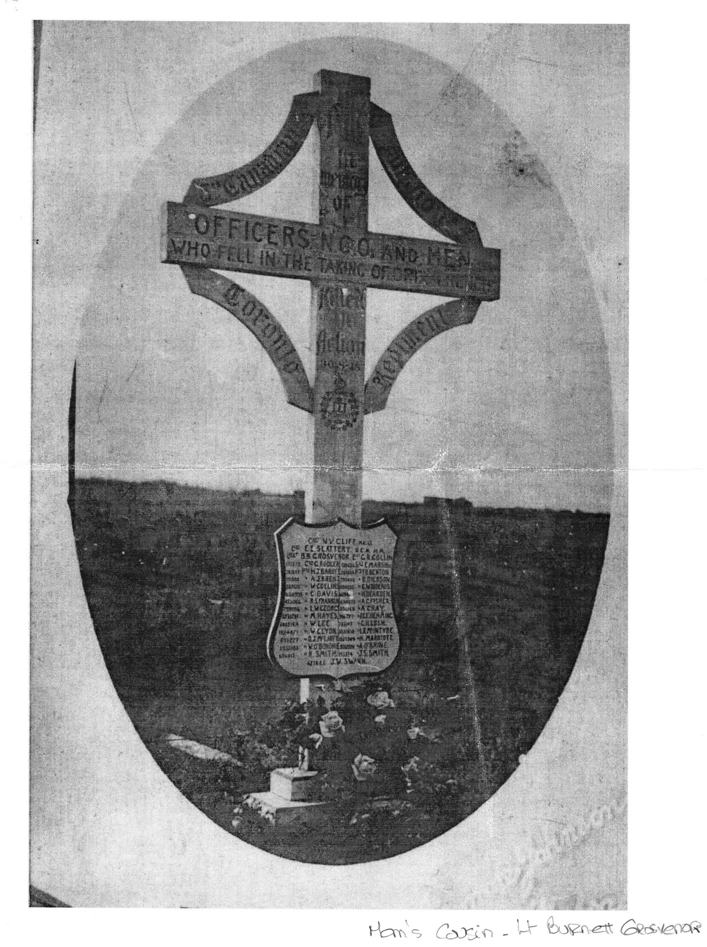 Temporary Grave Marker