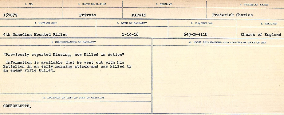 Circumstances of death registers