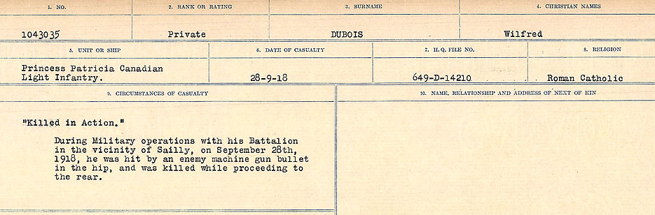 Circumstances of death registers