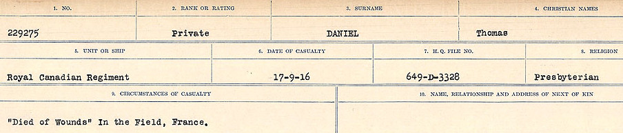 Circumstances of death registers