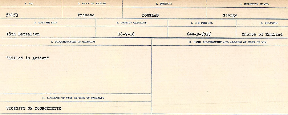 Circumstances of death registers