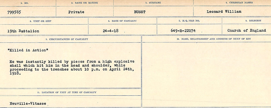Circumstances of Death Registers
