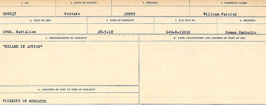 Circumstances of death registers