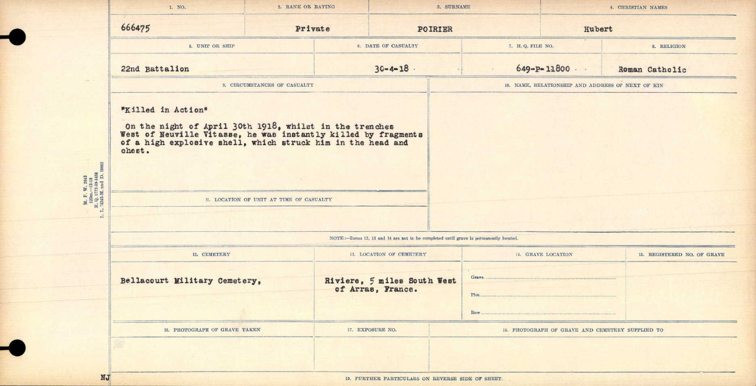 Circumstances of death registers