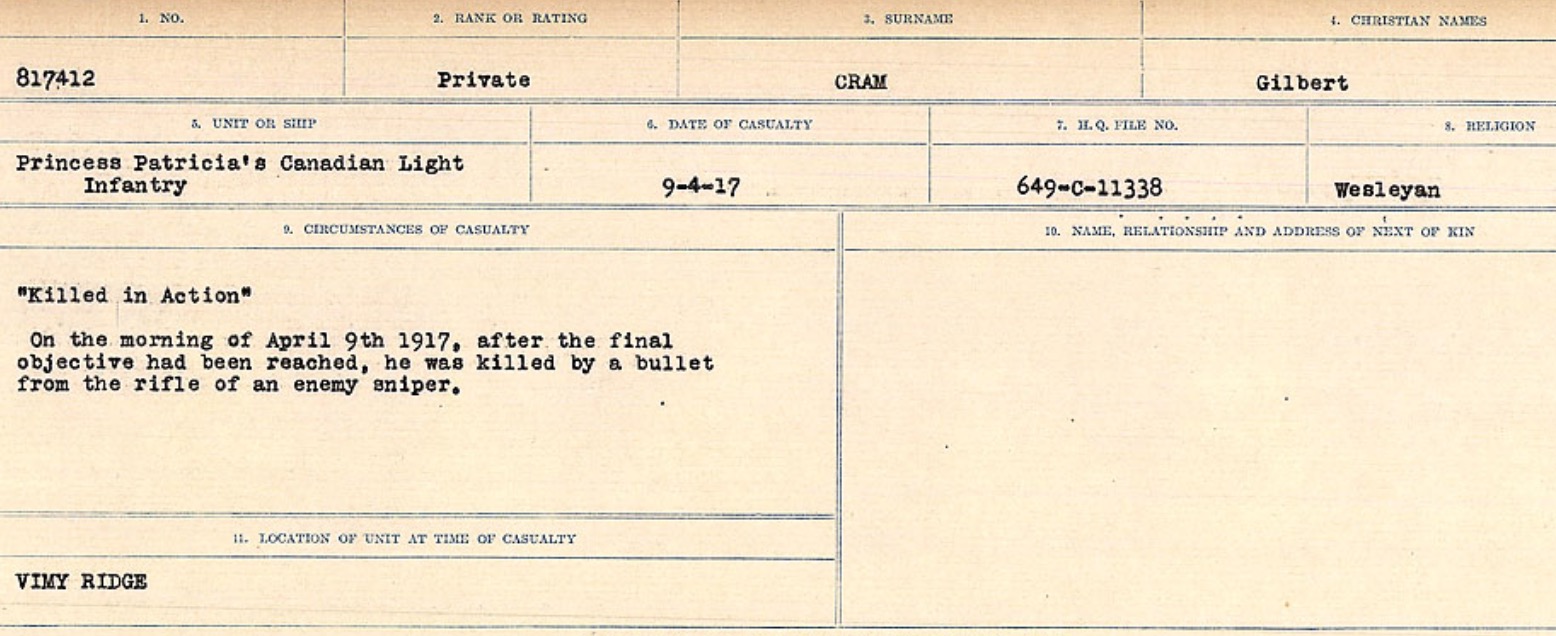 Circumstances of death registers