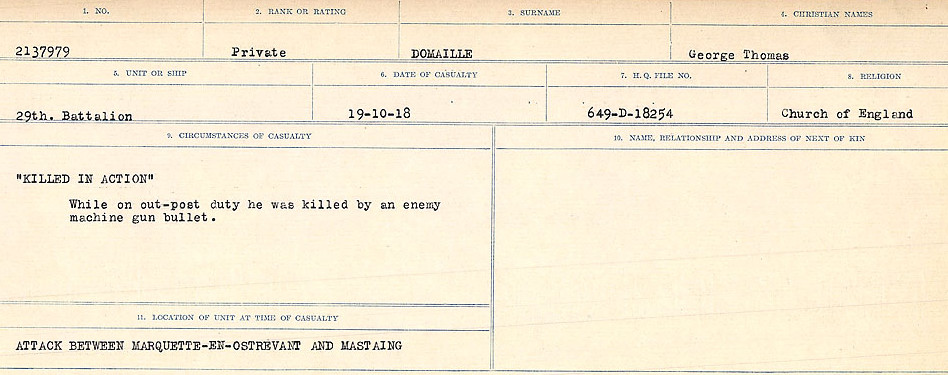 Circumstances of death registers