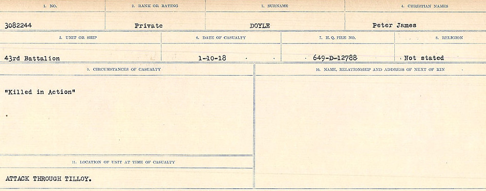 Circumstances of death registers