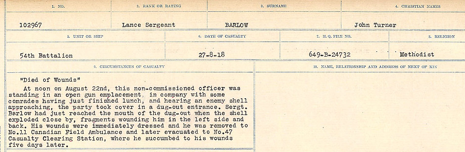 Circumstances of Death Registers