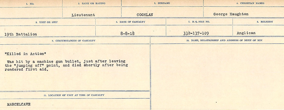 Circumstances of Death Registers