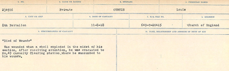 Circumstances of death registers