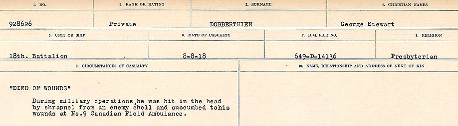 Circumstances of death registers