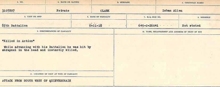 Circumstances of Death Registers