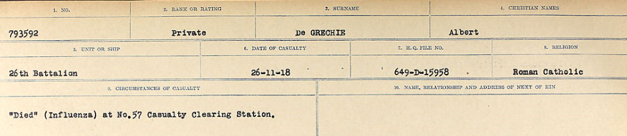 Circumstances of death registers