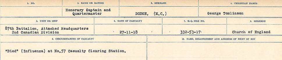 Circumstances of death registers