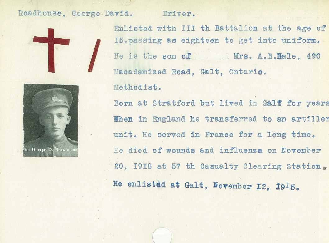 Photo of GEORGE DAVID ROADHOUSE