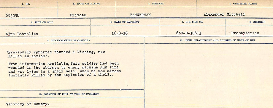 Circumstances of Death Registers
