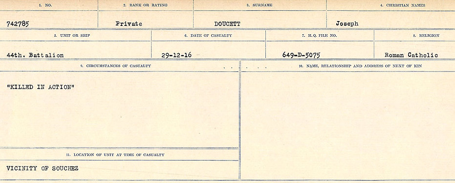 Circumstances of death registers