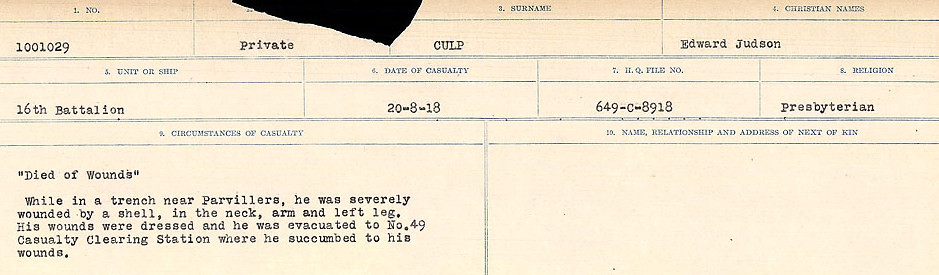 Circumstances of death registers