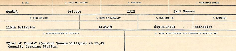 Circumstances of death registers