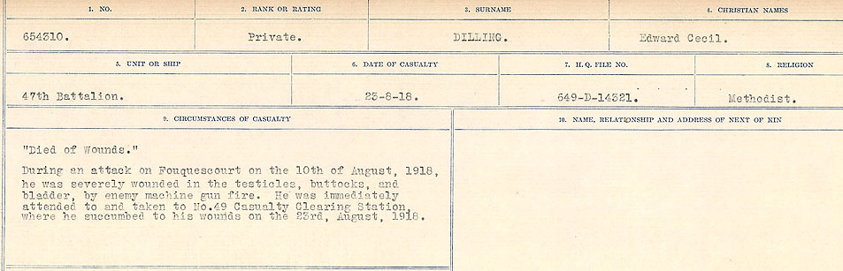 Circumstances of death registers