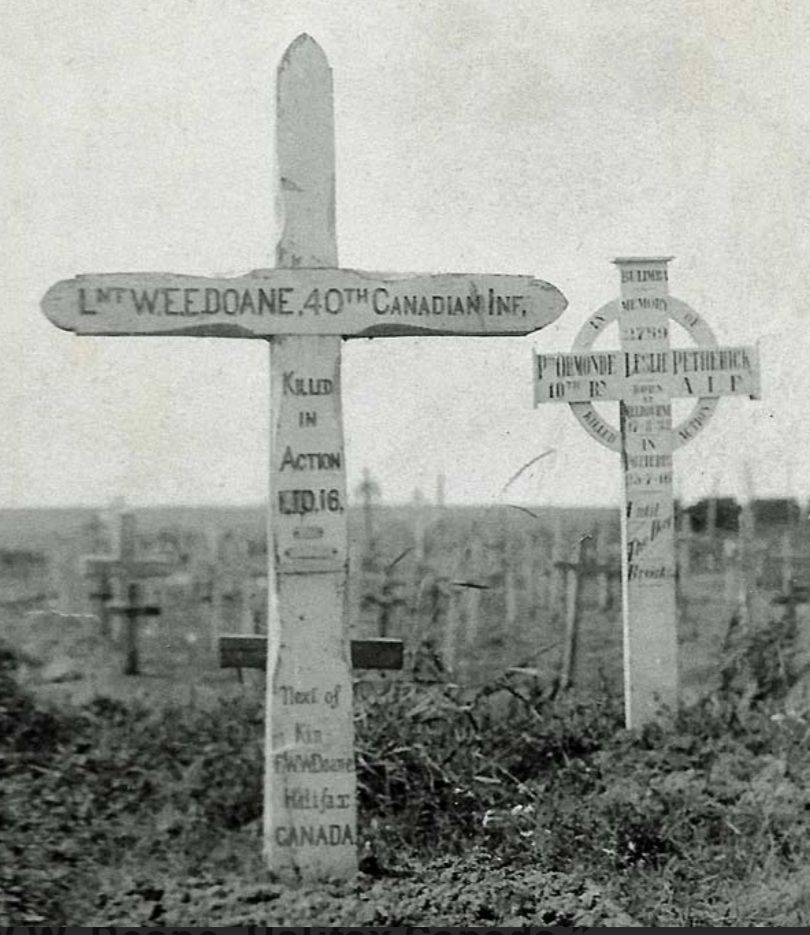 Temporary grave marker