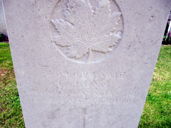 Grave marker