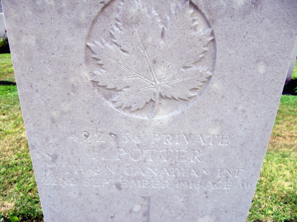 Grave marker
