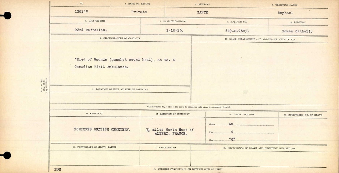 Circumstances of death registers