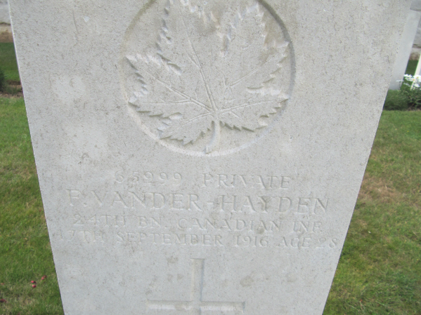 Grave marker