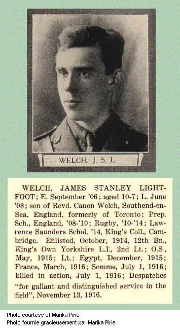 Photo of James Stanley Lightfoot Welch