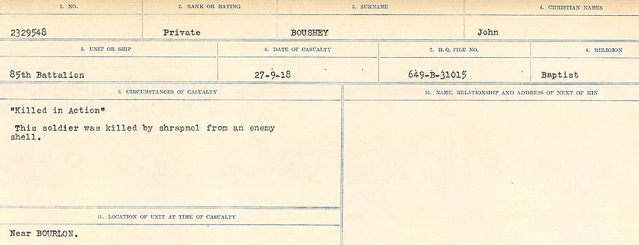 Circumstances of Death Registers