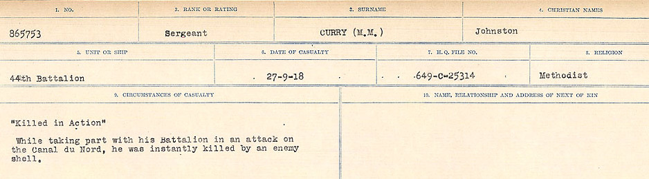 Circumstances of death registers