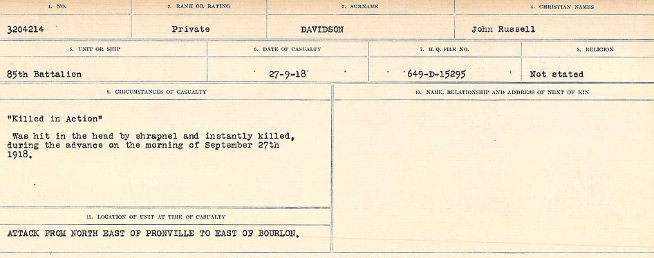 Circumstances of death registers