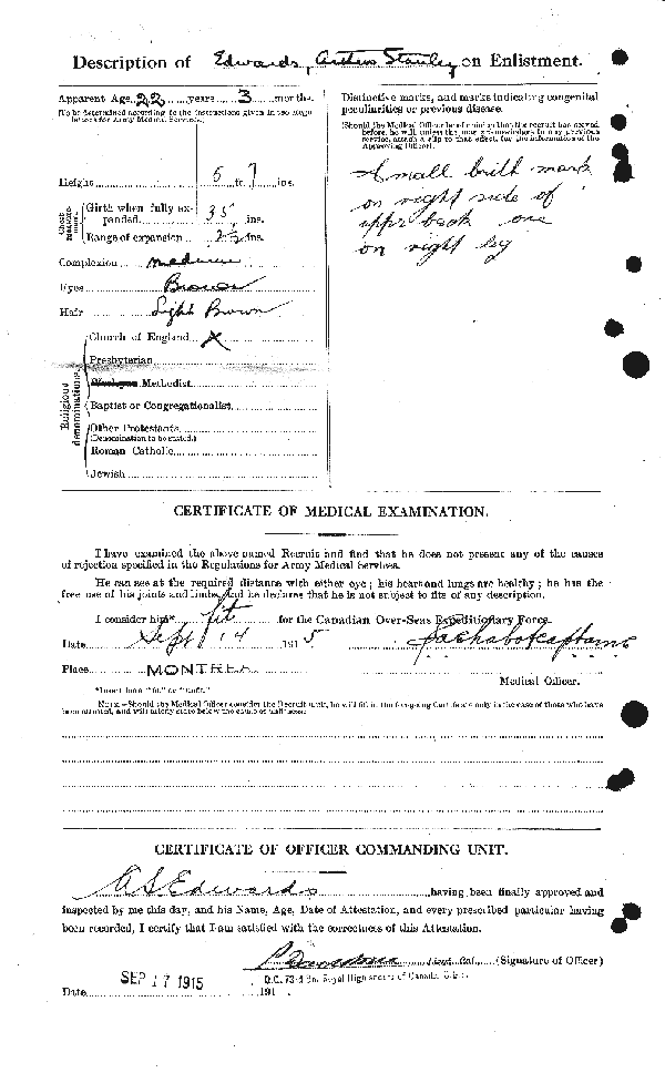 Feuille d'engagement (page 2)