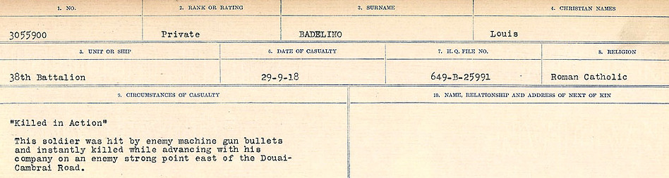 Circumstances of Death Registers