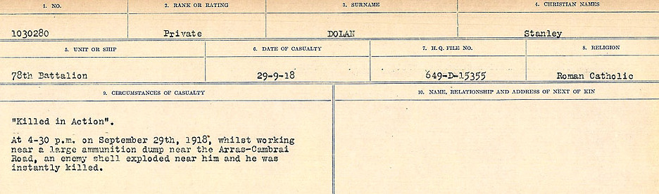Circumstances of death registers
