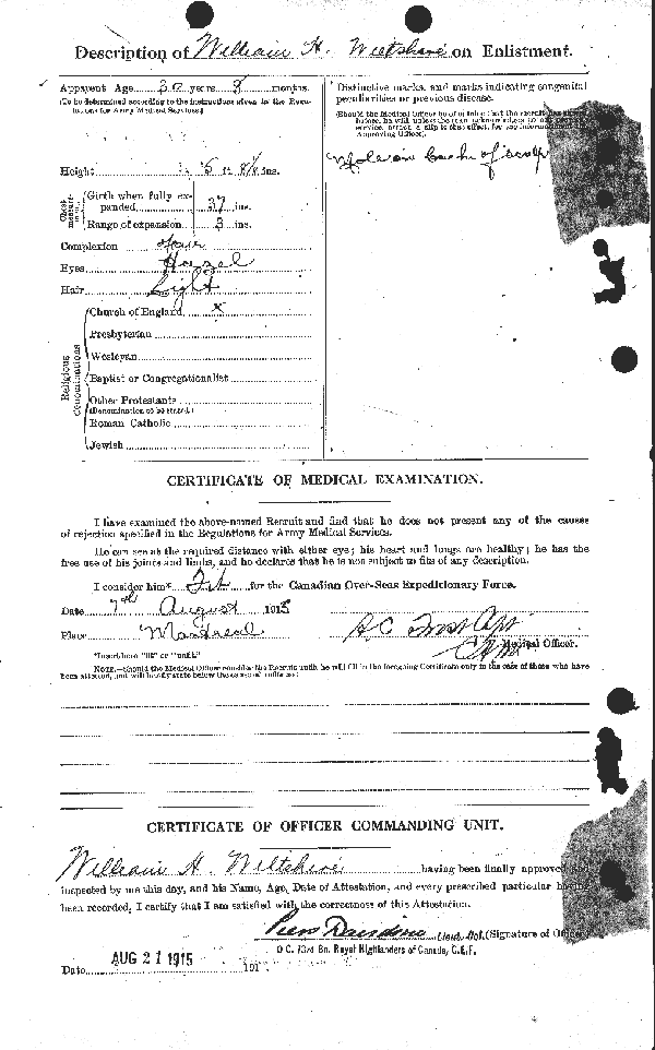 Feuille d'engagement