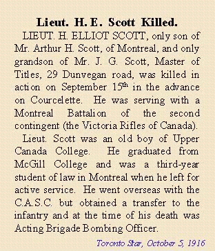 Newspaper Obituary