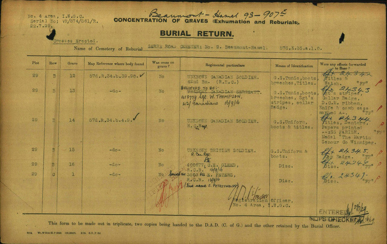 Graves registration form