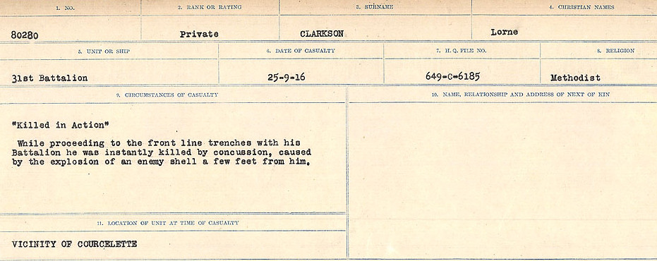 Circumstances of Death Registers