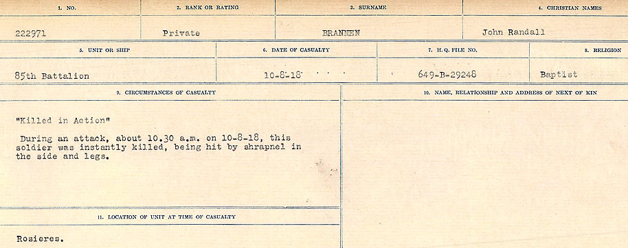 Circumstances of Death Registers